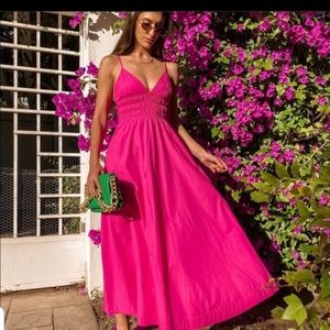 Zara voluminous poplin dress